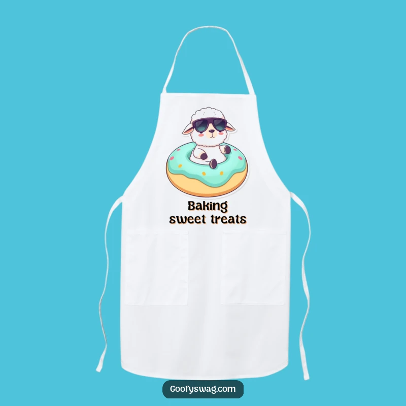 Funny Sheep Apron: Hilarious Lounger Wear for Your Fun Kitchen