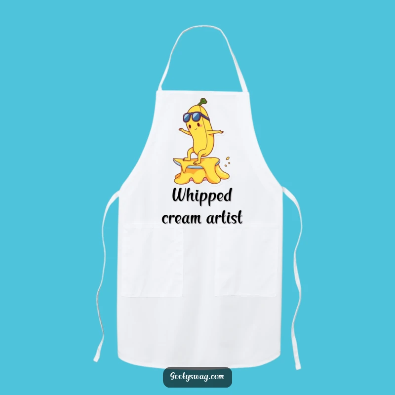 Funny Banana Surf Apron - Hilarious Kitchen Gift for Summer Chefs