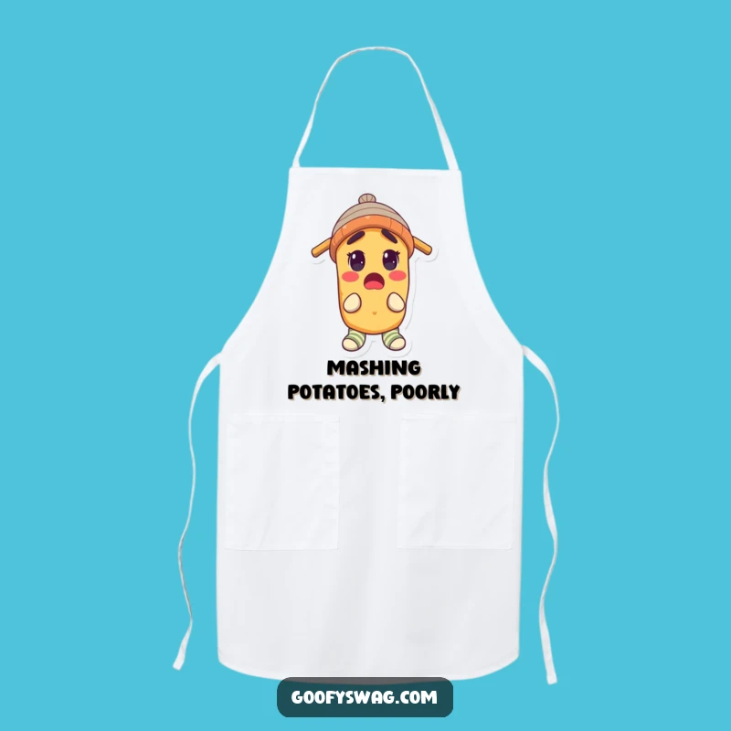 Funny Potato Apron - Kitchen Spud Propeller Beanie Chef Gift