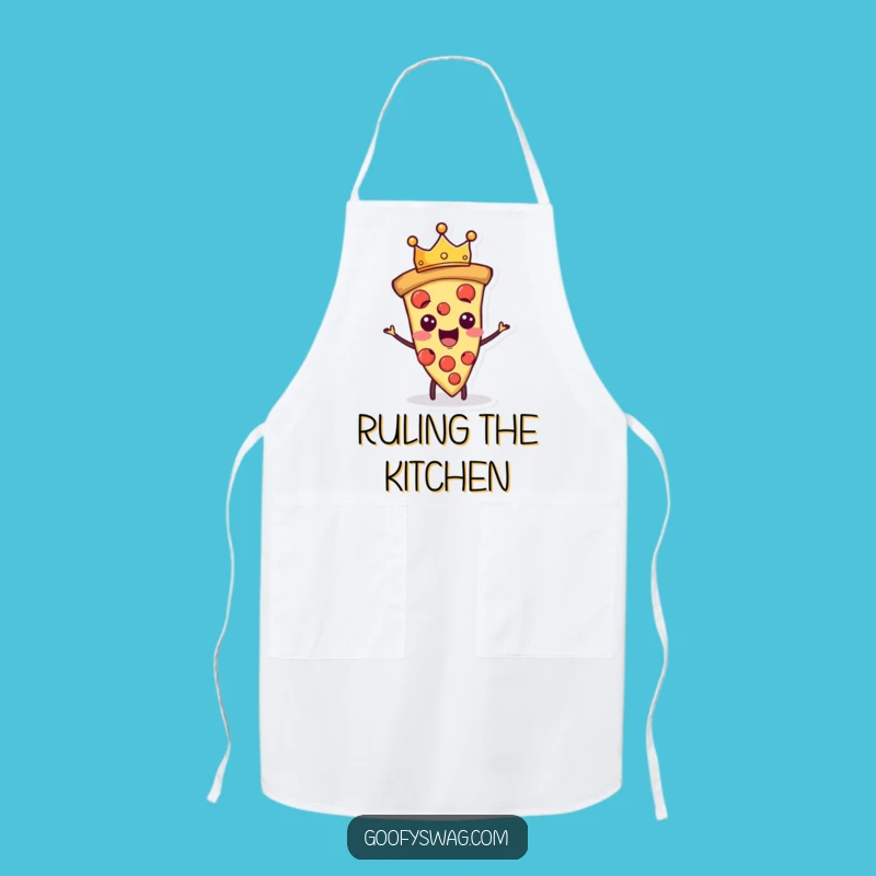 Funny Proud Pizza Slice Apron: Rule Your Kitchen with Flavor