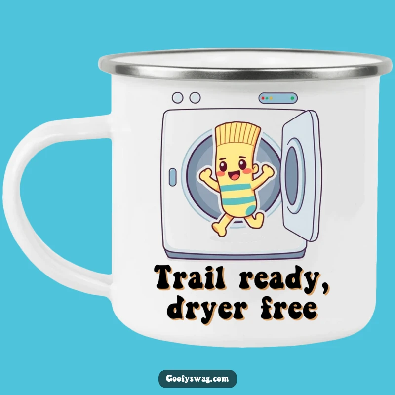 Funny Sock Dryer Escape Camping Mug: Adventures with Humor