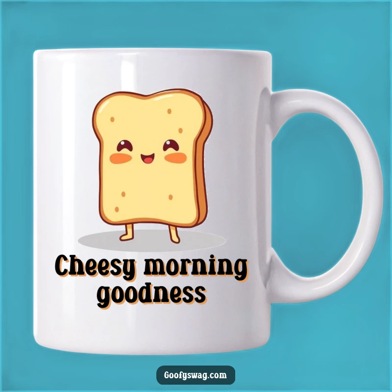 Funny Grilled Cheese Spotlight Mug: A Hilarious Foodie Gift!
