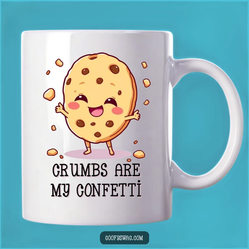 Funny Giggling Cookie Mug: Mischievous Baker's Hilarious Treat Gift