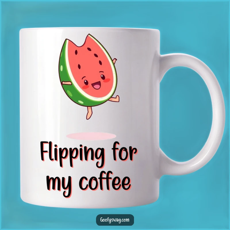 Funny Watermelon Backflip Mug - Joyful & Hilarious Summer Gift