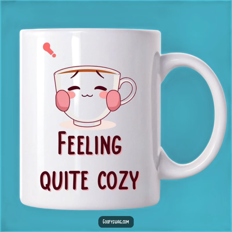 Funny Confused Teacup Mug - Quirky and Humorous Gift for Tea Lovers