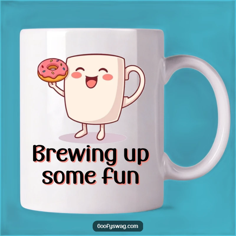 Funny Dancing Coffee Mug Donut Mug: A Hilarious Breakfast Buddy Gift!