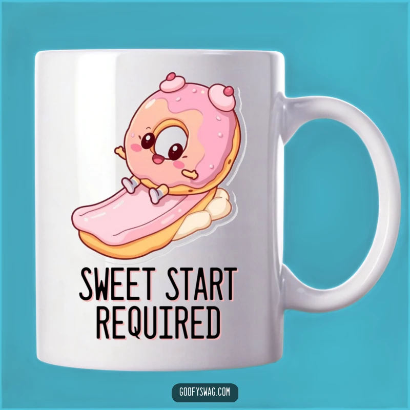 Funny Donut Slide Mug: A Hilarious Treat for Sweet Lovers and Coffee Enthusiasts
