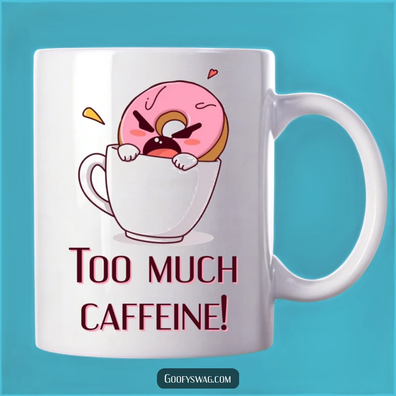 Funny Grumpy Donut Escape Mug - A Hilarious Morning Coffee Gift