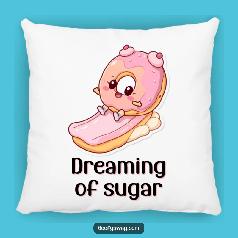 Funny Donut Slide Pillow: Snuggle Up with Sweetness and Hilarious Comfort