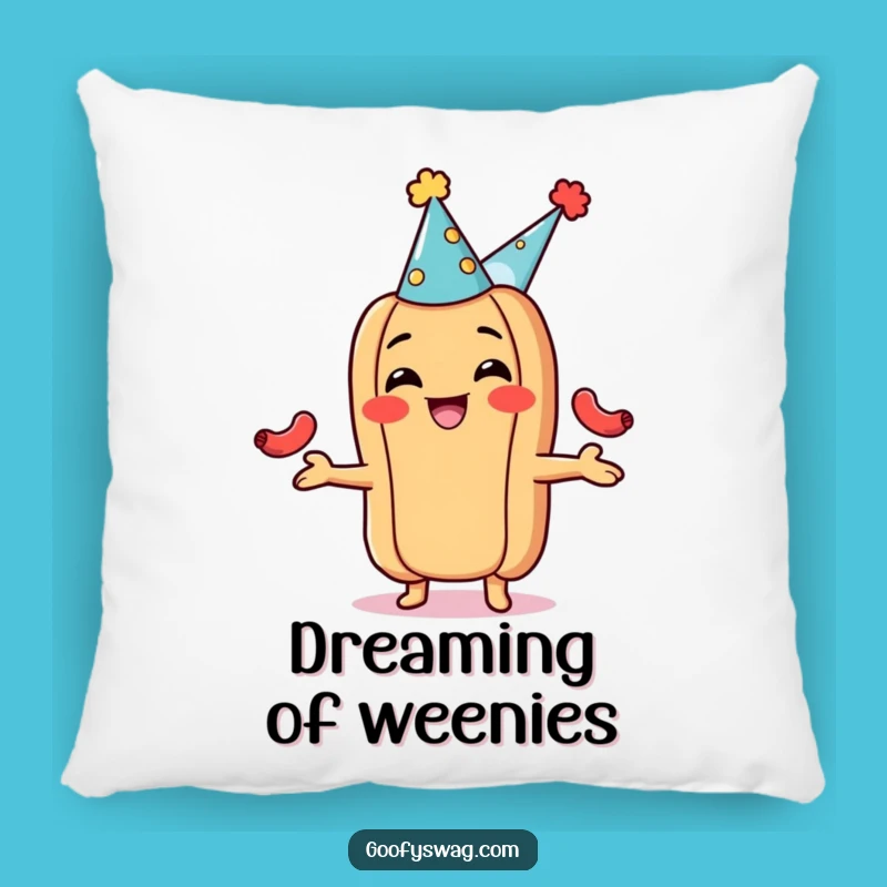 Funny Hot Dog Juggling Pillow - Cozy Comfort & Party Spirit
