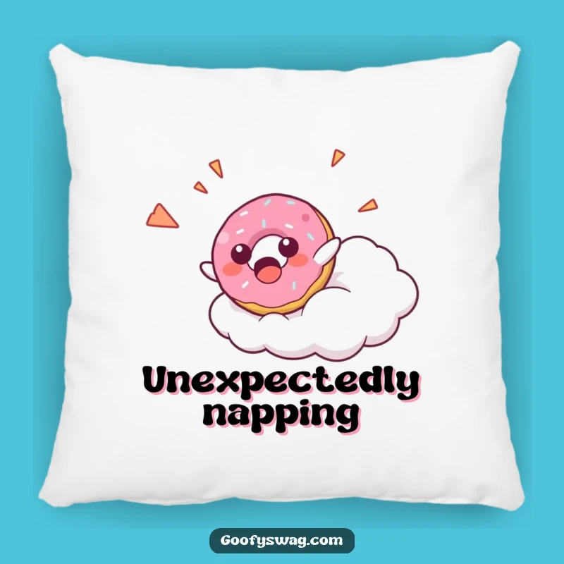 Funny Donut Falling Pillow: Snuggle Up with Hilarious Sweet Comfort