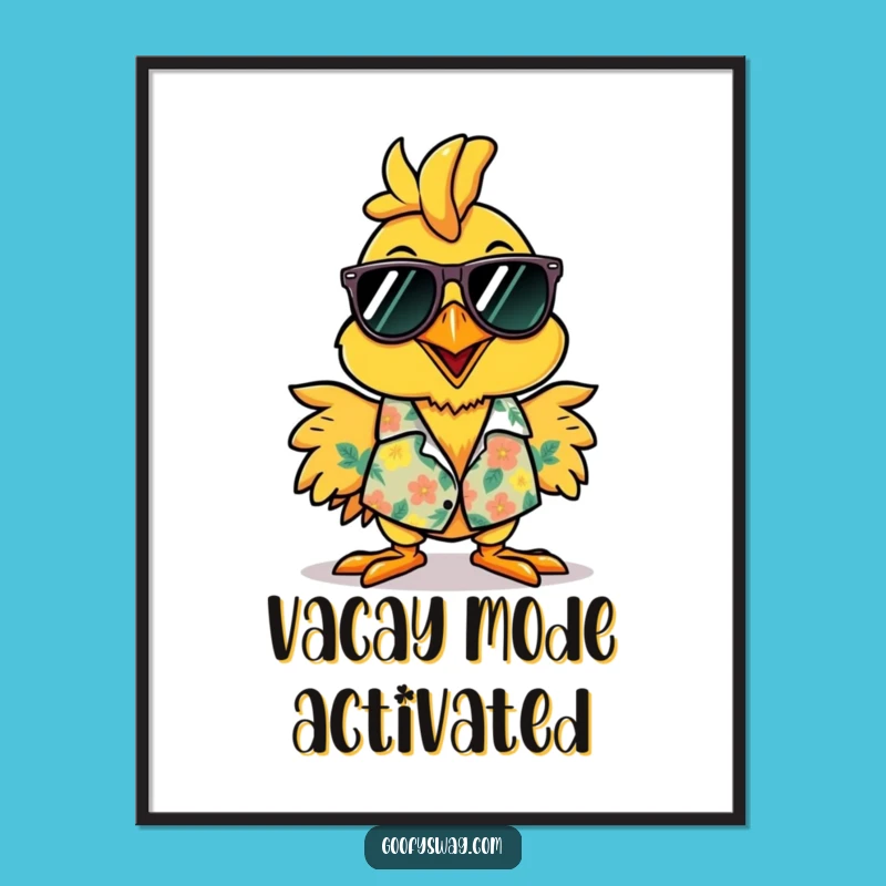 Funny Rubber Chicken Hawaiian Shirt Digital Art - Cheerful Download Gift