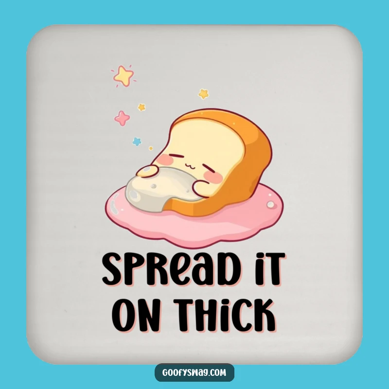 Funny Sleepy Bread Loaf Coaster: Protect Surfaces with Sweet Dreams