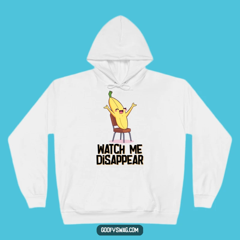 Cozy Funny Banana Peel Hoodie: Backflip Action for Comfort