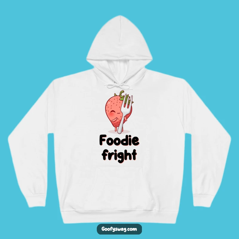 Funny Blushing Strawberry Hoodie: Stay Cozy with This Hilarious and Cute Apparel