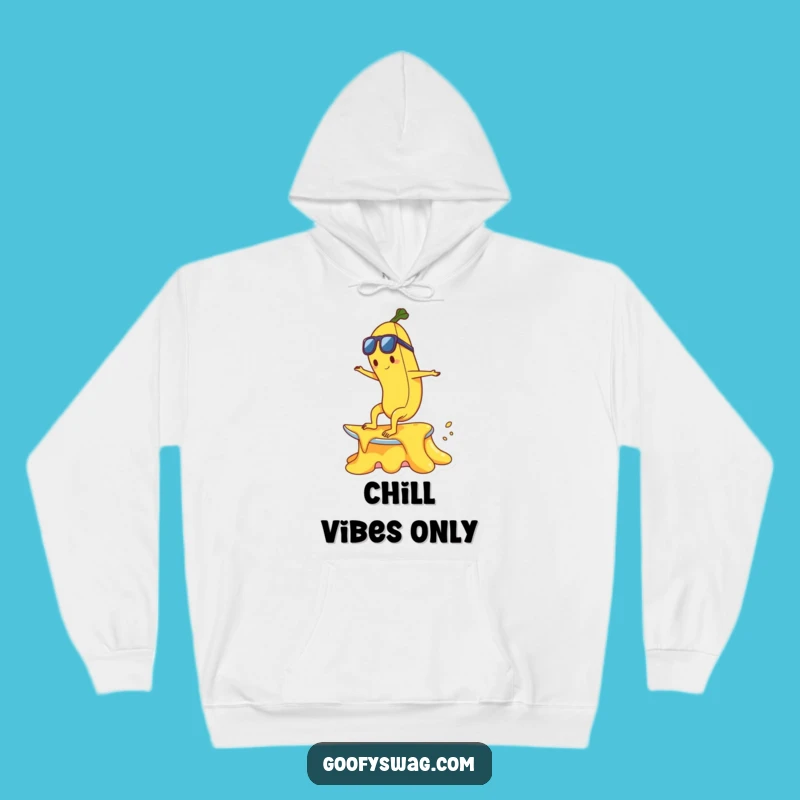 Funny Banana Surf Hoodie - Warm & Wacky Ice Cream Gift for Chilly Days