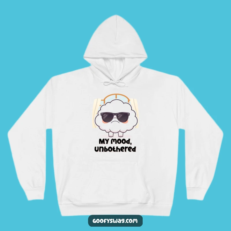 Funny Grumpy Cloud Hoodie - Cozy Sarcastic Design, Perfect Mood Gift