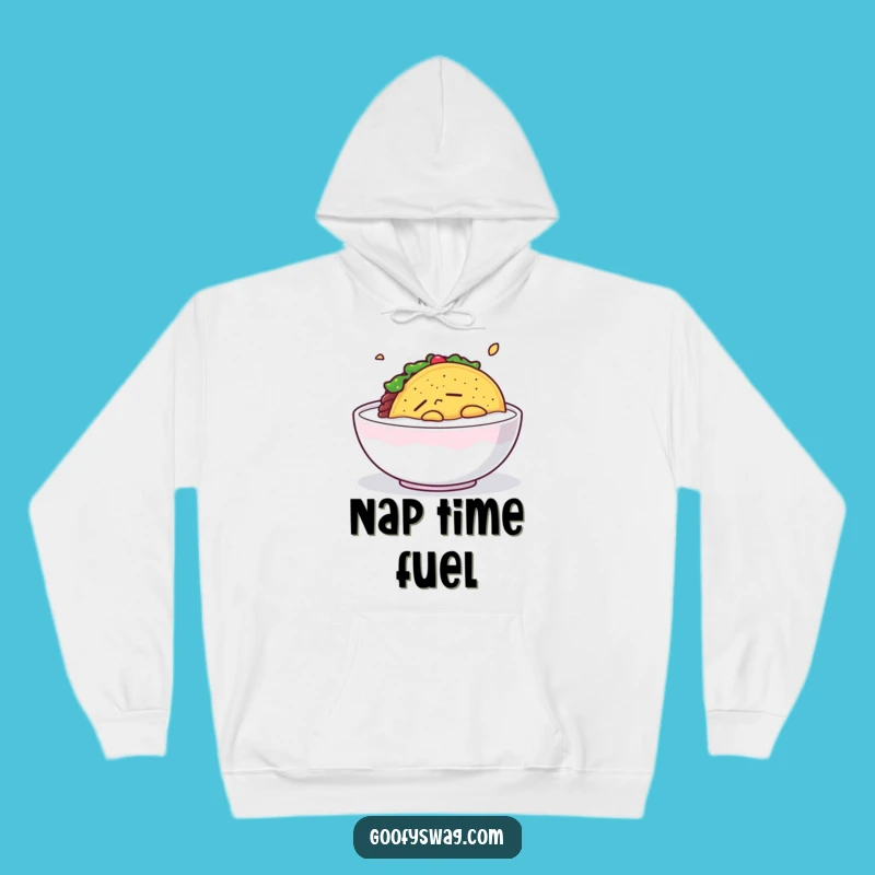 Funny Sleepy Taco Hoodie: Cozy Floating Taco, Perfect Gift for Winter Comfort
