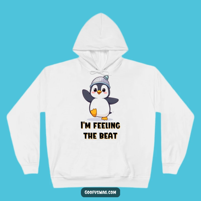 Funny Penguin Disco Hoodie: Cozy Dancer - Warm Gift!