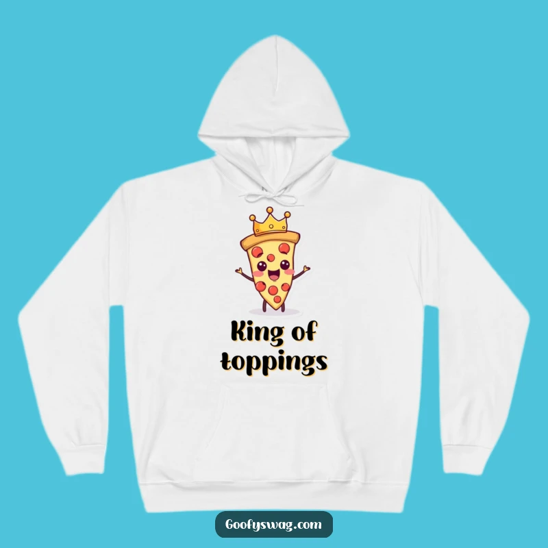 Funny Proud Pizza Slice Hoodie: Cozy Reign for Pizza Fans