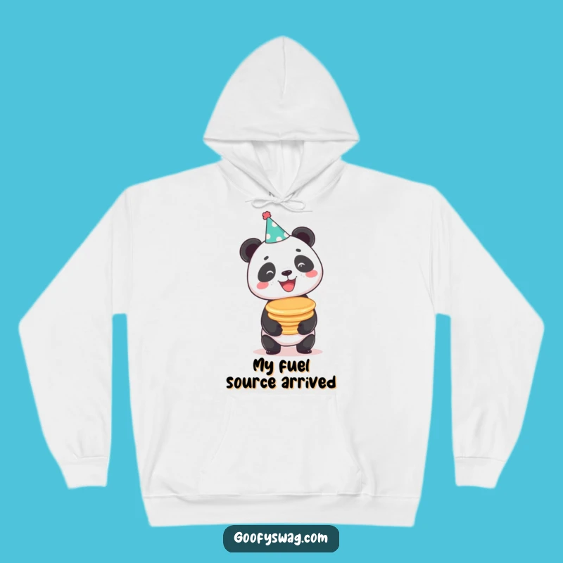 Cozy Funny Panda Pancakes Hoodie: Warm & Hilarious Comfort for Panda Fans