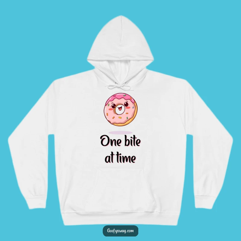 Funny Jelly Doughnut Hoodie: Cozy Up with this Wobbly Balance Design