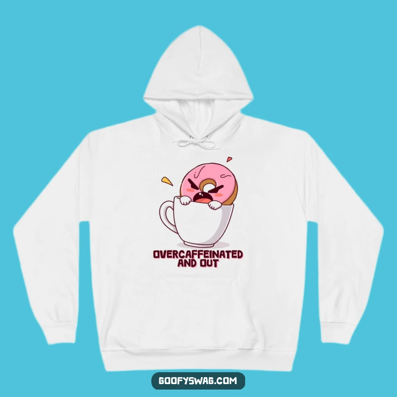 Funny Grumpy Donut Hoodie - Cozy Comfort for Your Grumpy Days