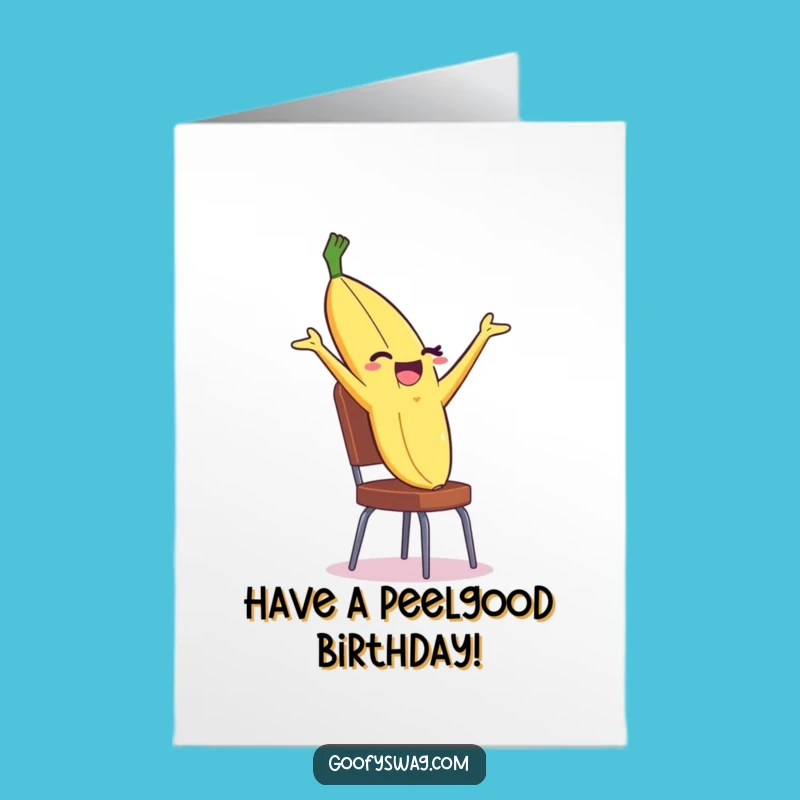 Funny Free Printable Banana Peel Birthday Card - Backflip Fun Gift!