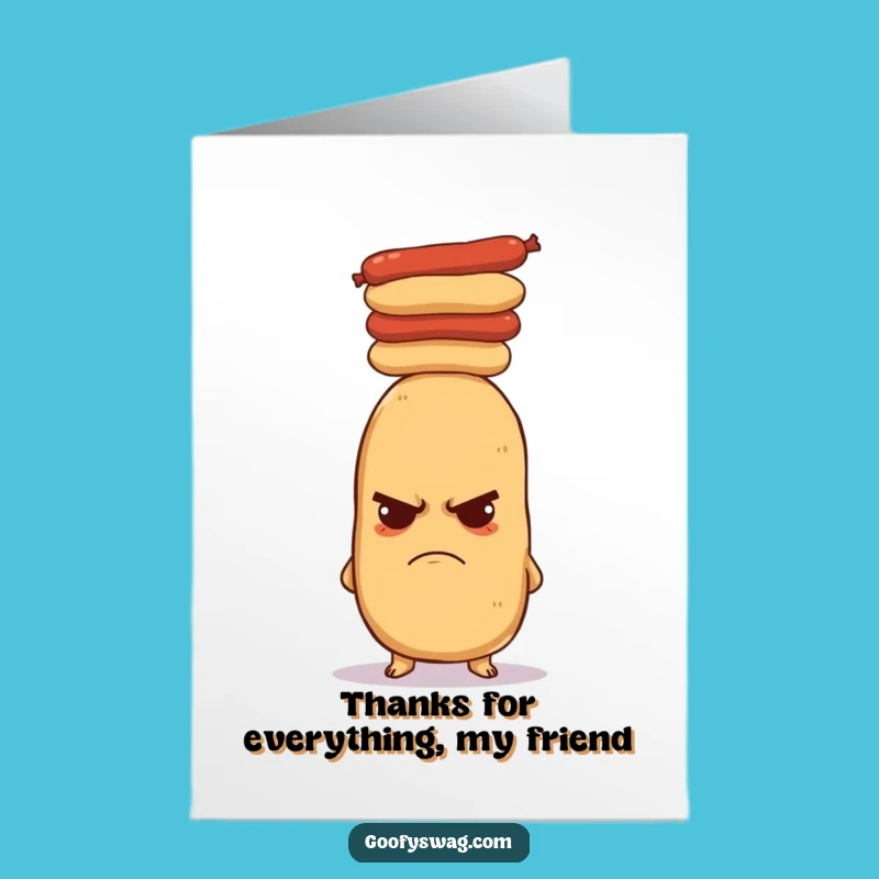 Free Printable Grumpy Potato Thank You Card: Humorous Downloadable Gift for a Thoughtful Gesture
