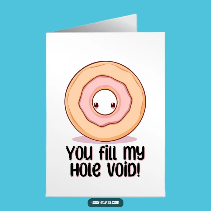 Free Printable Thank You Card: Doughnut Peek - Adorable Downloadable Message