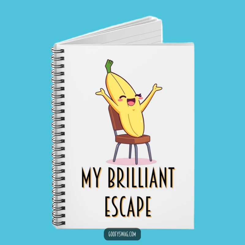 Funny Banana Peel Notebook: Witty Backflip Ideas!