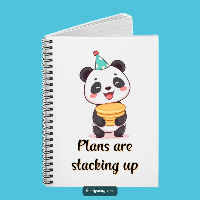 Funny Panda Pancakes Notebook: Jot Down Ideas with Hilarious Panda Fun