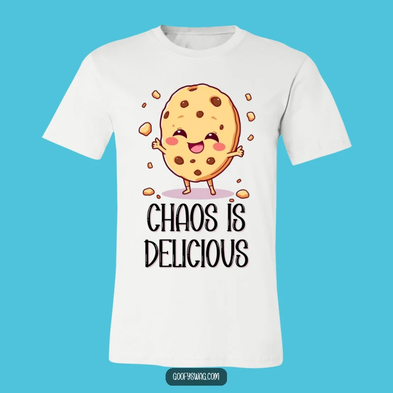 Funny Giggle Cookie Juggling Tee: Mischief Maker's Hilarious Shirt