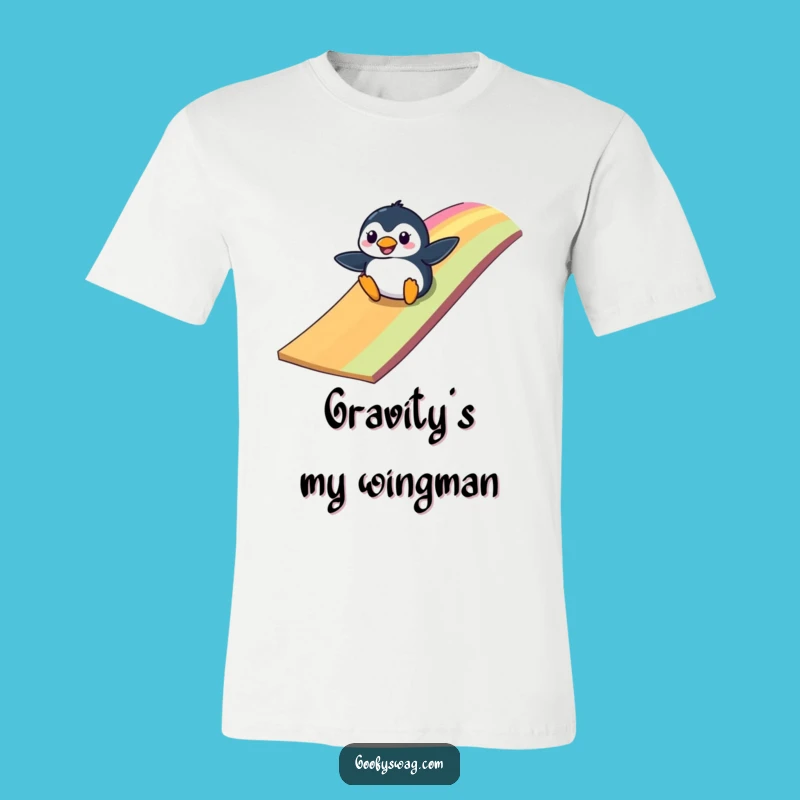 Funny Penguin Ramp T-Shirt: Hilarious Clumsy Fun for Penguin Enthusiasts
