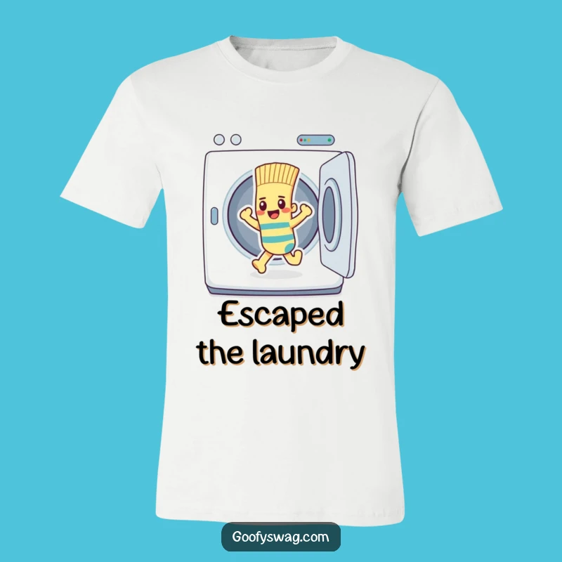 Funny Sock's Dryer Breakout Tee: Hilarious Determined Character T-Shirt Gift